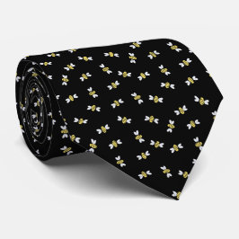 Svart Gult Bumblebee Seamless Mönster Slips