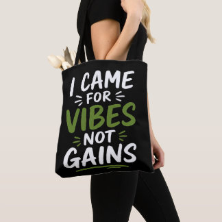 Svart Gym Vibes Tygkasse