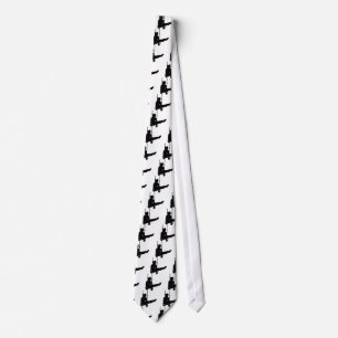 svart gymnastsymbol slips