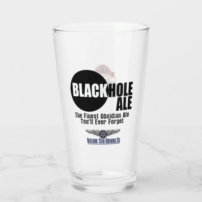 Svart hål Ale Glas Kopp (Baksida)