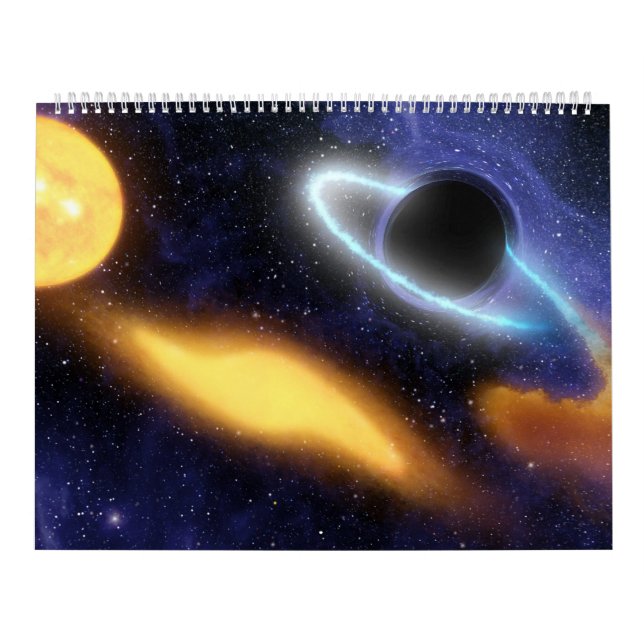 Svart Hål i rymden av NASA Kalender (Omslag)