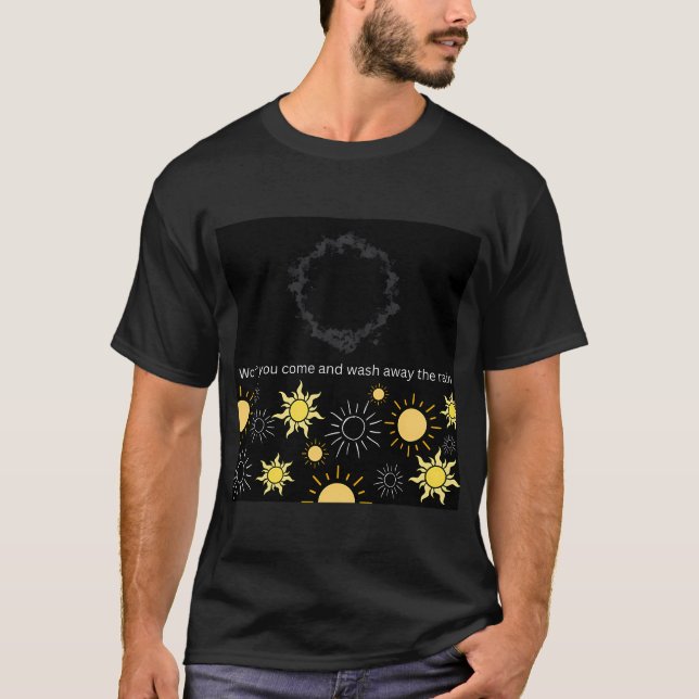 Svart Hål Sol T Shirt (Framsida)