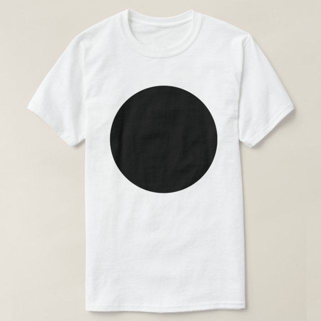 Svart hål tee (Design framsida)