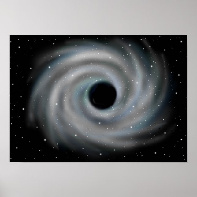 Svart hål. Universums avgrund. Poster (Framsidan)