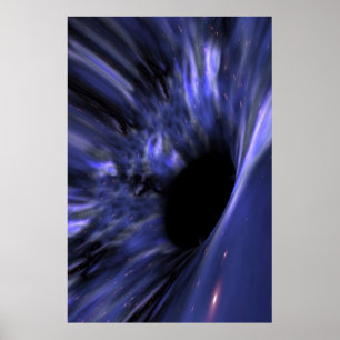 Svart hålaffisch poster
