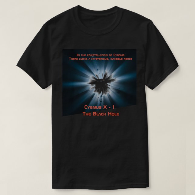 Svart hålCygnus x - 1 T Shirt (Design framsida)