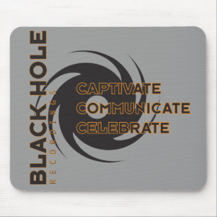 Svart hålinspelningar "CCC" Mousepad Musmatta