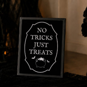 Svart Halloween Goth Baby Shower Förmån Poster