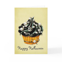 Svart Halloween muffin