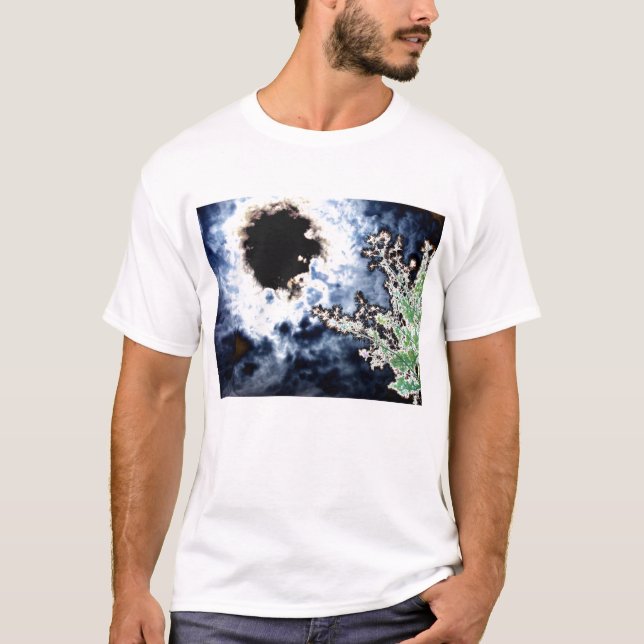 Svart hålsol t-shirt (Framsida)
