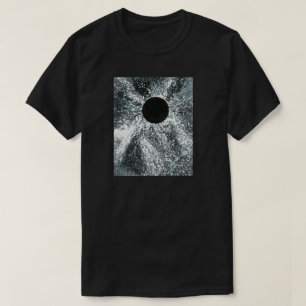 Svart hålt-skjorta, mörk manar tee