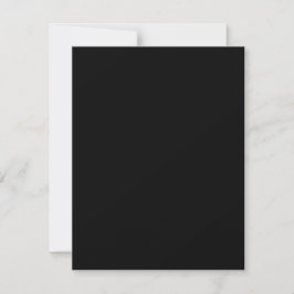 Svart halvglöd med oformaterad färg, 4,25 x 5,5 tu OSA kort