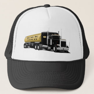 Svart halvt truckerkeps