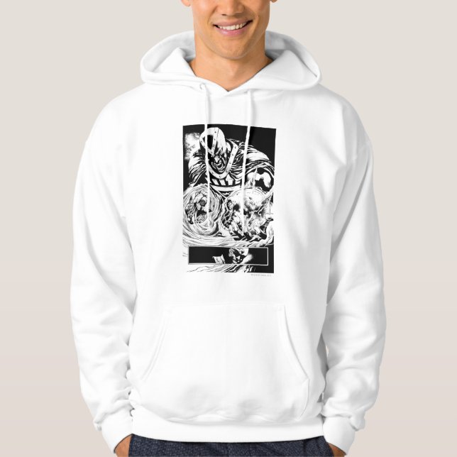 Svart hand med Skullpanel 2 Sweatshirt (Framsida)