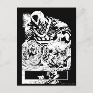 Svart hand med Skullpanel 2 Vykort