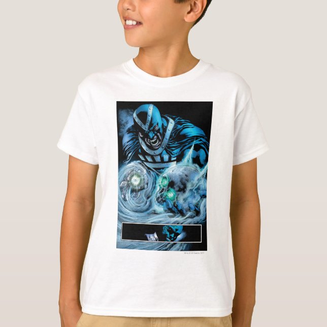 Svart hand med skullpanel t-shirt (Framsida)