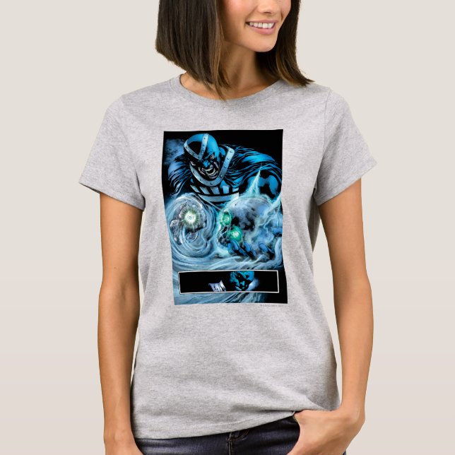 Svart hand med skullpanel tee shirt (Framsida)