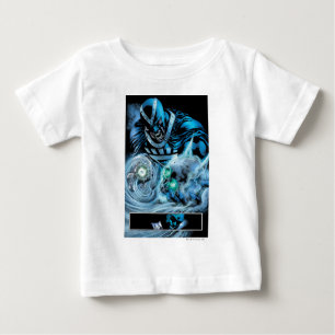 Svart hand med skullpanel tee shirt