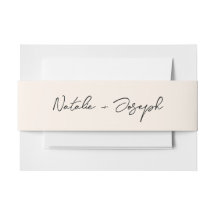 Svart, handskriven Retro-Roligt Cute Bröllop