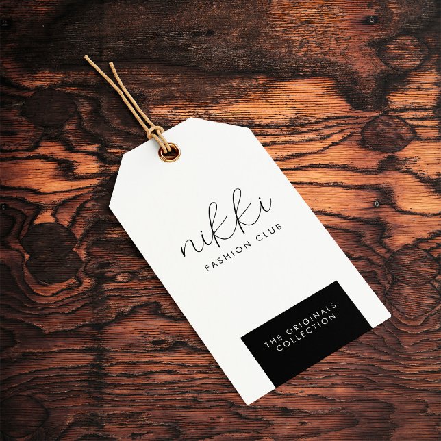 Svart handtagning Visning Pris Märkre Presentetikett (Skapare uppladdad)