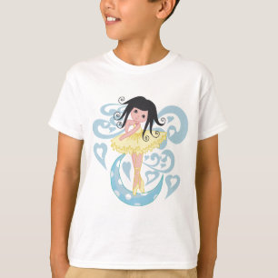 Svart hårBallerinaTshirts och gåvor Tee Shirt