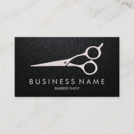 Svart hårstift i barber Modern Matte Svart hårstif Visitkort
