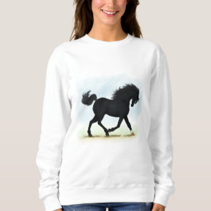 Svart häst med Star & Sock (Black Beauty) T Shirt