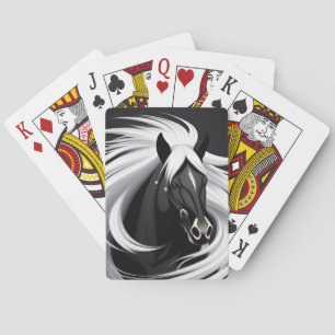 Svart Häst Poker Present För Kortspelare Casinokort