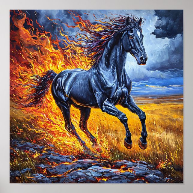 Svart häst poster (Framsidan)
