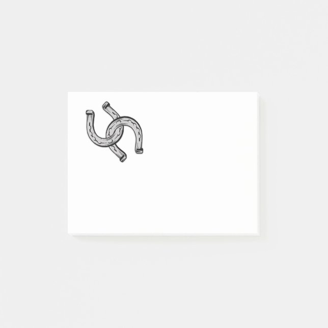 Svart hästar post-it block (Framsida)