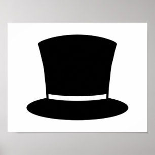 Svart hatt poster