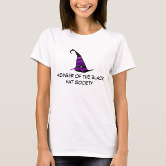 Svart hattsamhälle t shirt