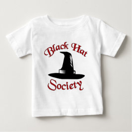 Svart hattsamhälle tee shirt