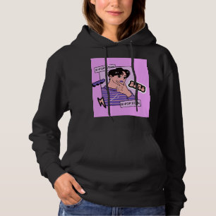 svart helärmad hoodie t shirt