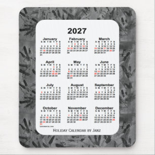 Svart helgdagkalender för konst 2027 vid Janz Musmatta