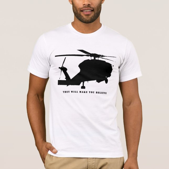 svart helikopter tröja (Framsida)