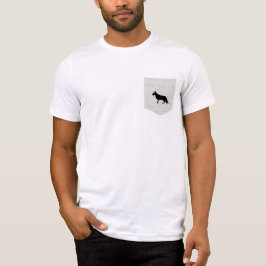 Svart herdehund t shirt