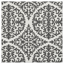 Svart Heritage Damask