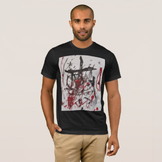 Svart hett shirt t shirt