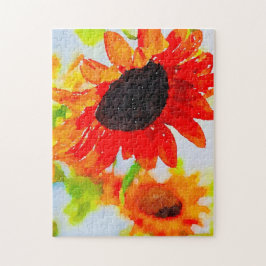 Svårt Himlar och solrospussel Pussel