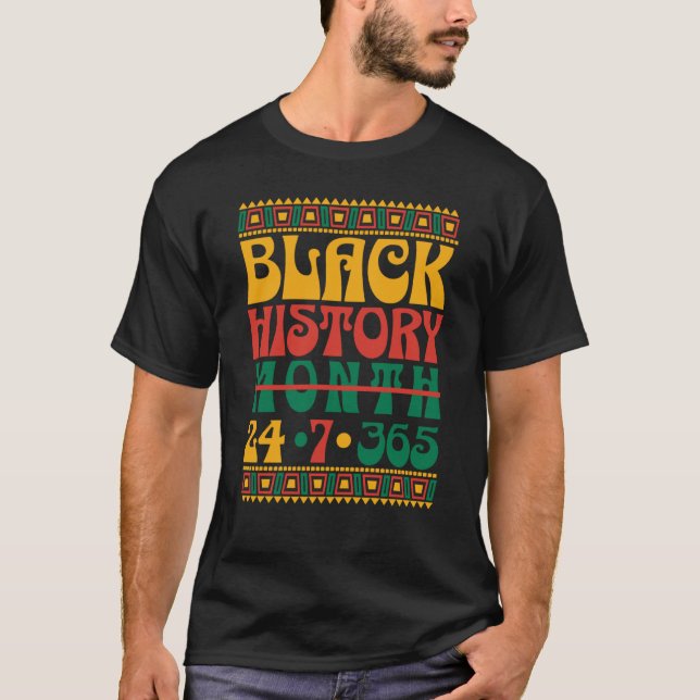 Svart historia 247365 t shirt (Framsida)
