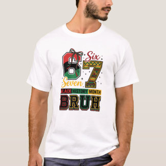 Svart historia 67 Viral Sex Sju Meme T Shirt