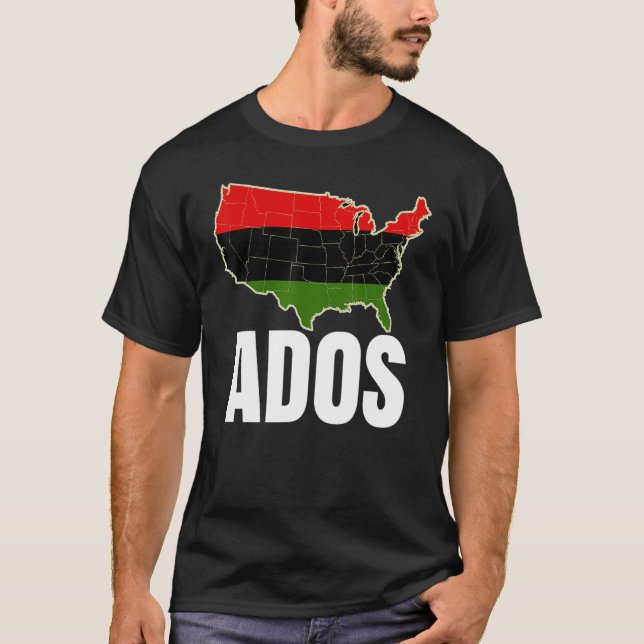 Svart historia ADOS T Shirt (Framsida)
