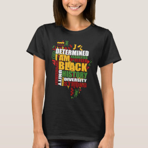Svart historia afrikansk BHM afrikanska rötter sva T Shirt