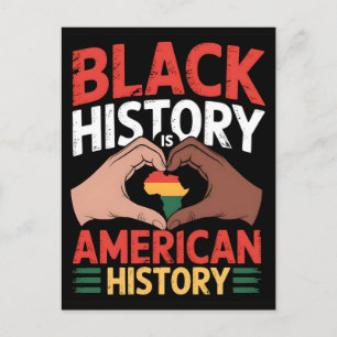 Svart historia är amerikansk historia 2026 helg vykort