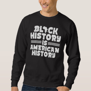 Svart historia är amerikansk historia afrikansk st lång ärmad tröja