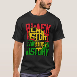Svart historia är amerikansk historia afrikanskt k t shirt