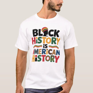 Svart historia är amerikansk historia afrikanskt k t shirt