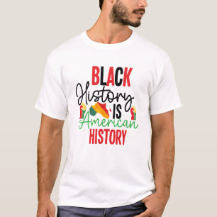 Svart historia är amerikansk historia Afro-arv T Shirt
