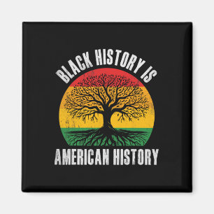 Svart historia är amerikansk historia BHM afrikans Magnet